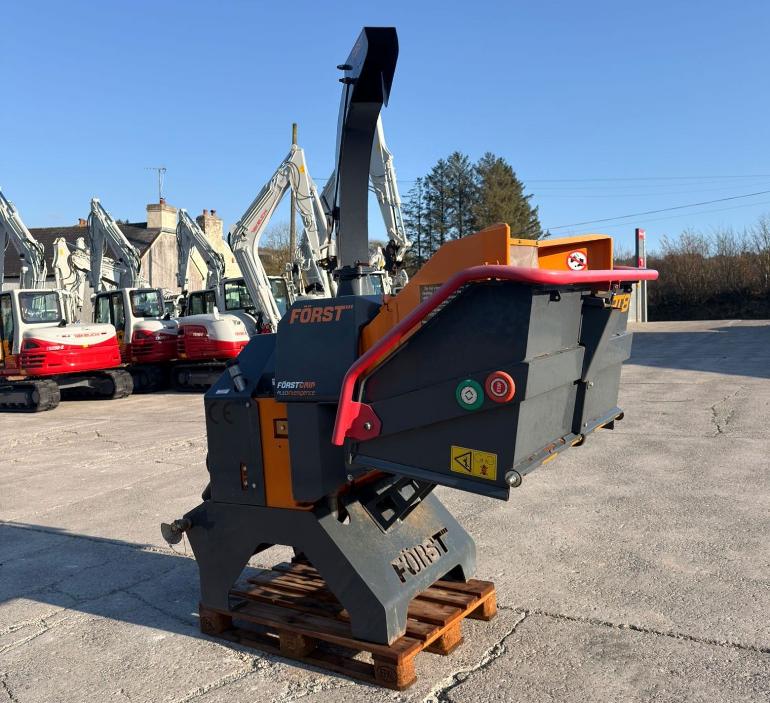 Forst PT8 PTO Chipper Wales